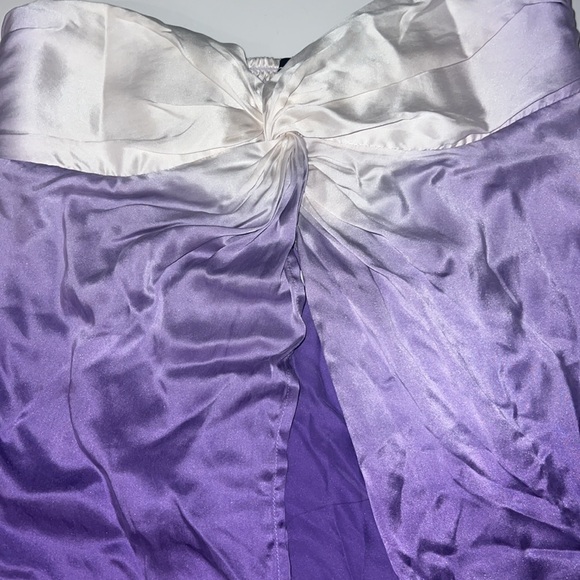 Bebe 90s Y2K Ombré Purple Twist Tie & Smocked Back - Picture 3 of 4